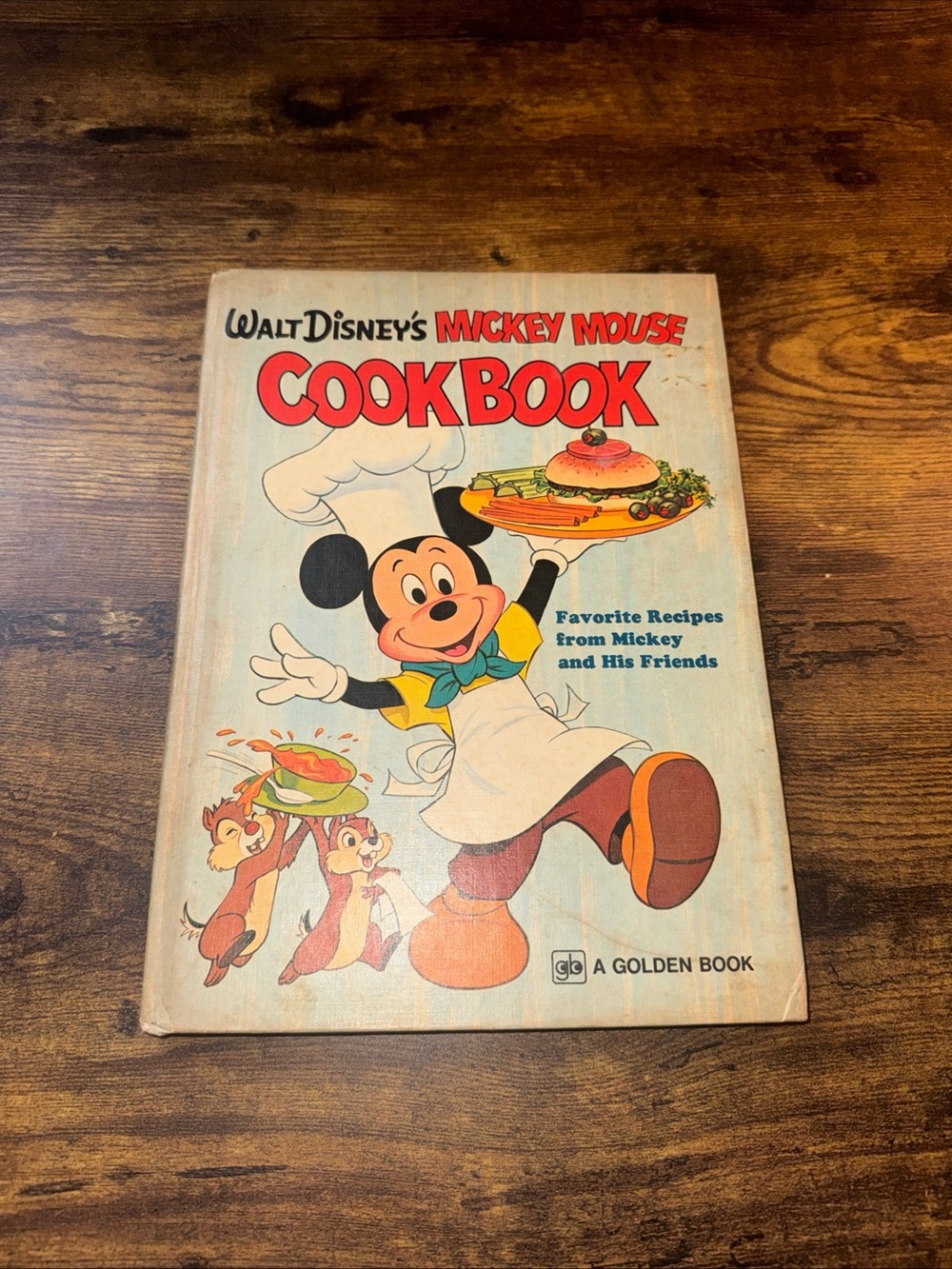 VTG Walt Disney's Mickey Mouse Cookbook Hardcover 1975 Golden Press Recipes Kids - Picture 5 of 5